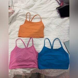 Aerie Tank Tops in Orange, Pink, and Blue